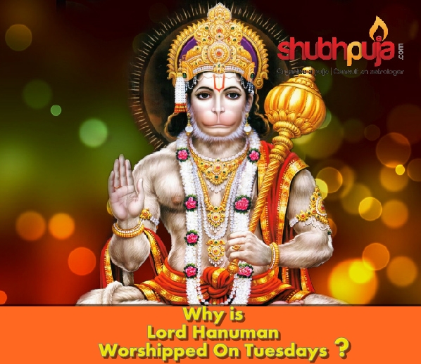 Why is Lord Hanuman worshiped on Tuesdays?
