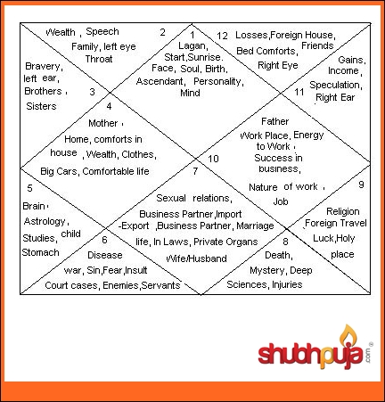 The 12 Houses of Vedic Astrology