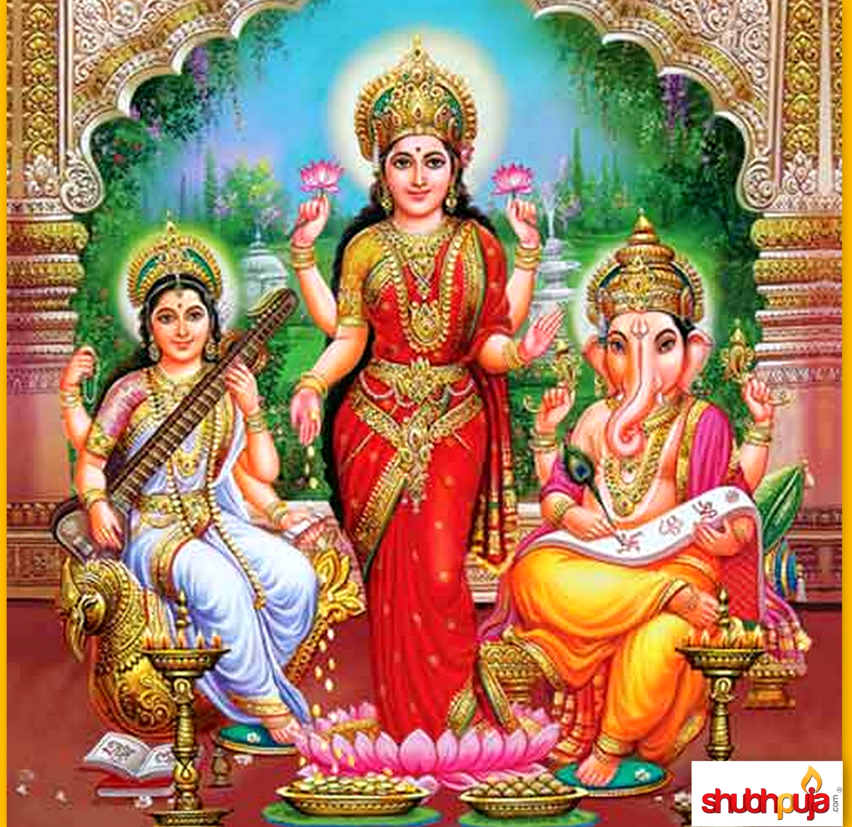 To achieve success in your new venture: Ganesh Lakshmi Saraswati Puja