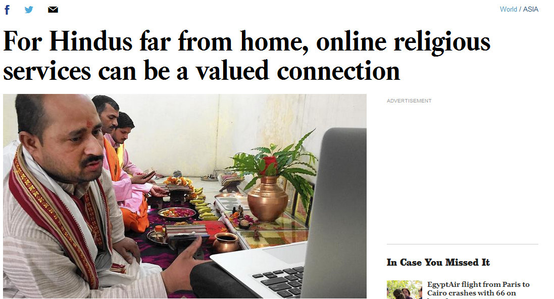 Shubhpuja.com in Los Angeles Times