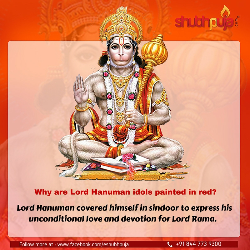 Lord Hanuman and Sindoor