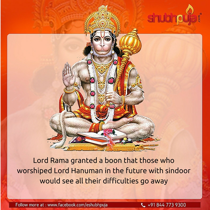 ♠️Why Lord hanuman applied sindoor all over his body ♠️