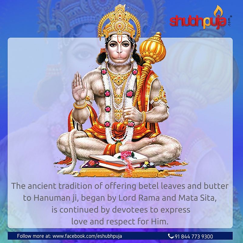 Story Behind offerings to Lord Hanuman