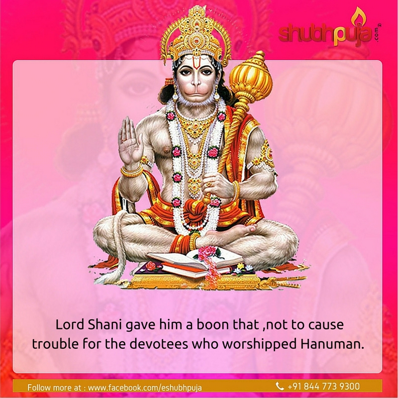 ♦️Why Lord shani gave a boon to Lord Hanuman♦️